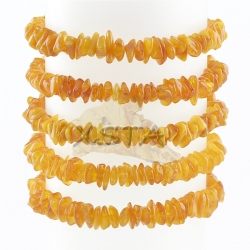 Baltic amber chips beads bracelet